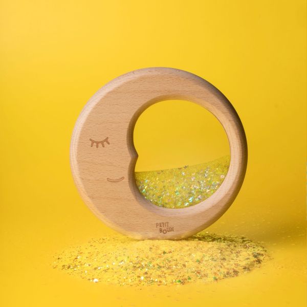 Jouet en bois sensoriel Lune