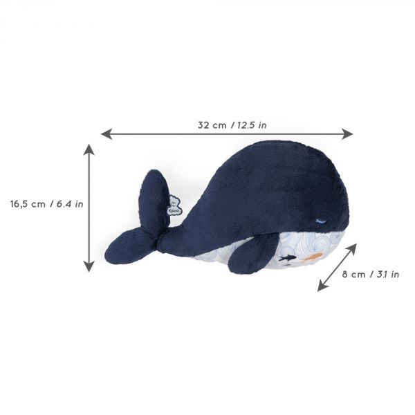 Peluche bouillotte Baleine Medium