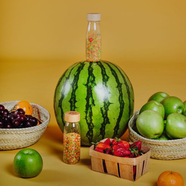 Bouteille sensorielle Learn Fruits