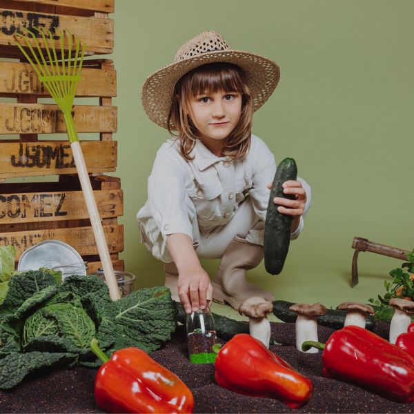 Bouteille sensorielle Learn Veggies
