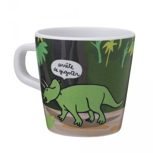 Petit mug « Ne parle pas la bouche pleine » Les dinosaures