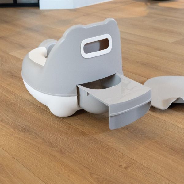 Petit pot ourson Gris