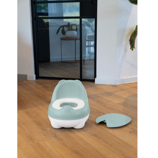 Petit pot ourson vert sauge