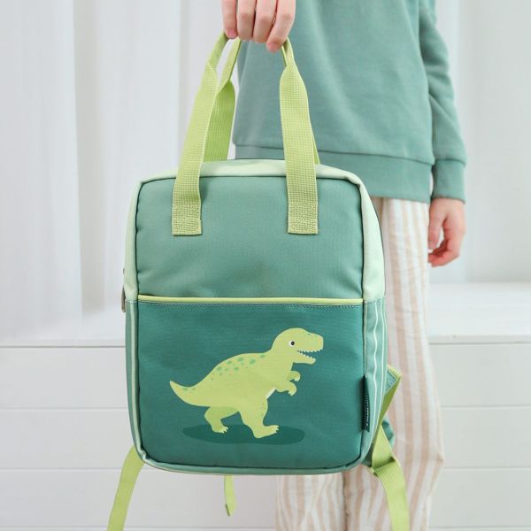 Sac à dos carré enfant Dinosaures