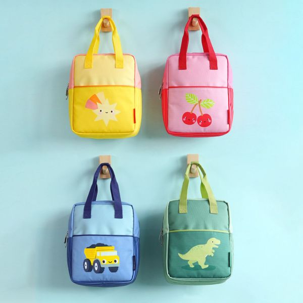 Sac à dos carré enfant Dinosaures