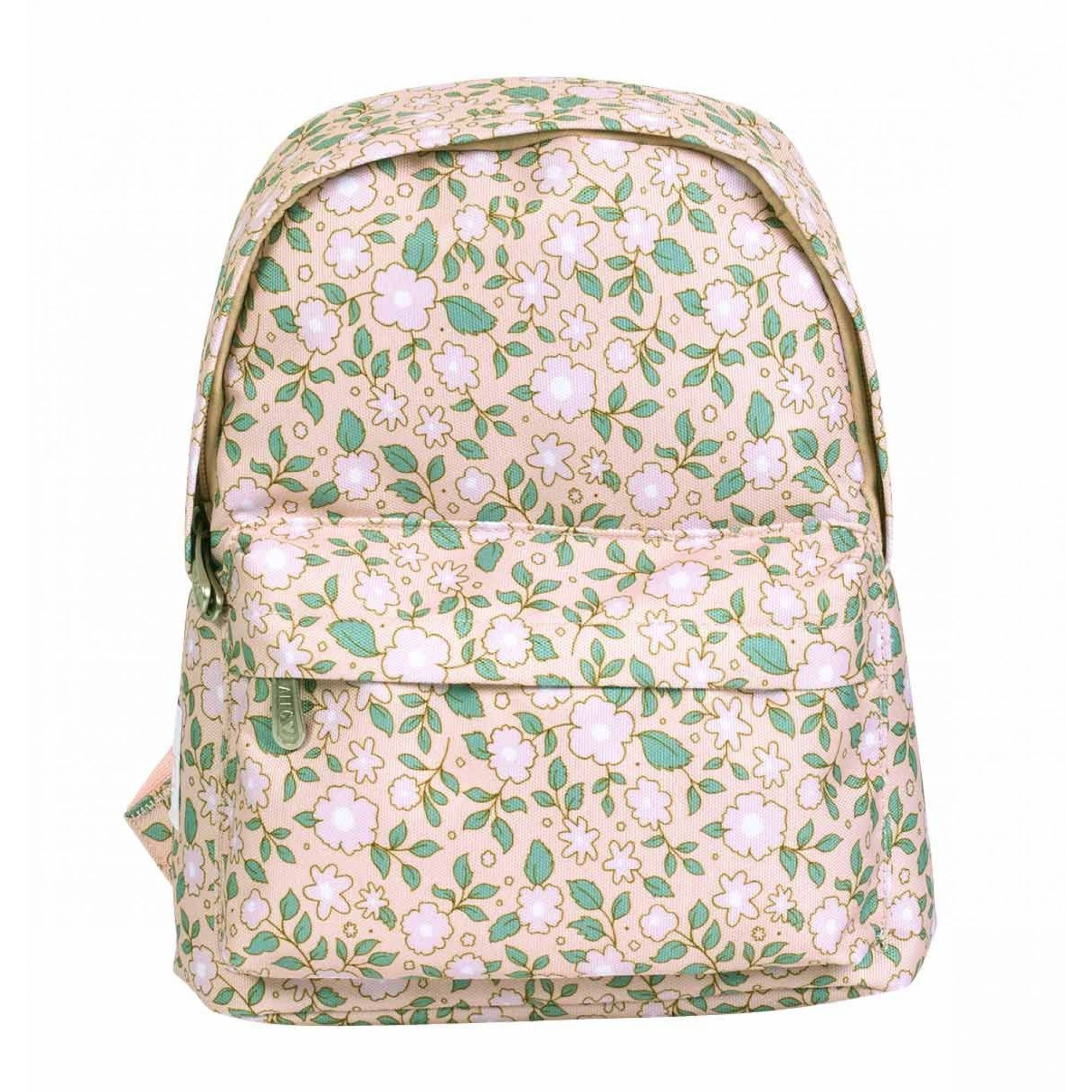 Sac à langer personnalisé pour bébé fille, sac à dos, aquarelle florale  rose, décoration de chambre d'enfant, cadeau de shower de bébé fille, sac à  langer floral, rose et or 