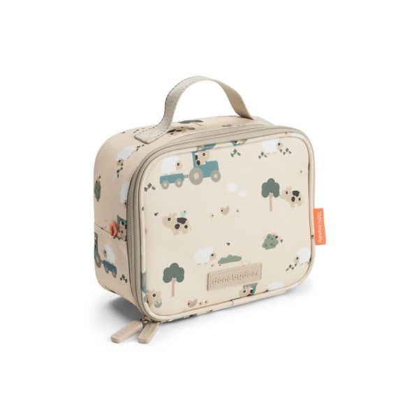 Petit sac repas isotherme Tiny farm Sable