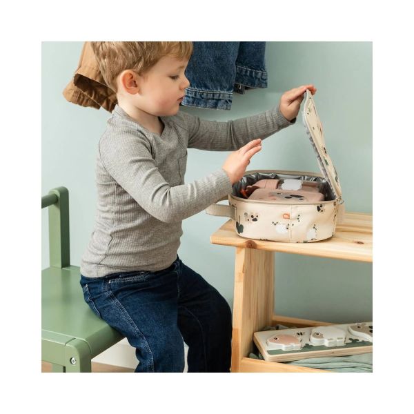 Petit sac repas isotherme Tiny farm Sable
