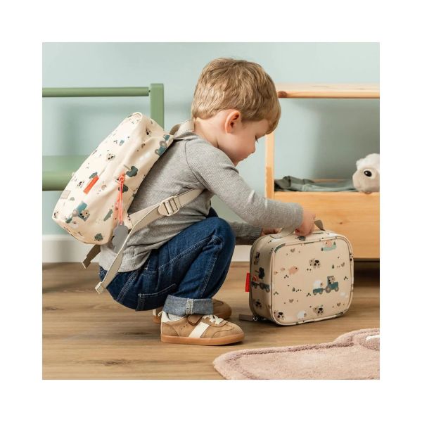 Petit sac repas isotherme Tiny farm Sable