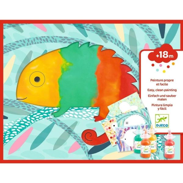 Coffret peinture à doigt pour enfant Petite barbouille