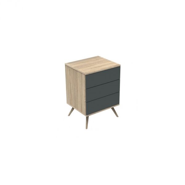 Petite commode Boreale gris volcan