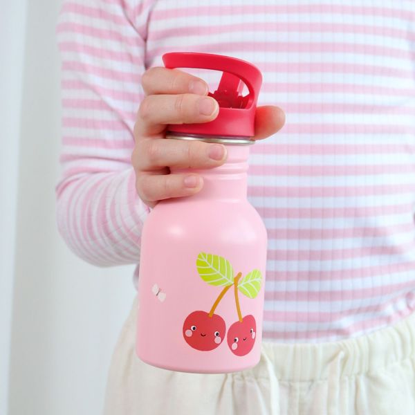Gourde isotherme enfant compacte 350 ml Cerises