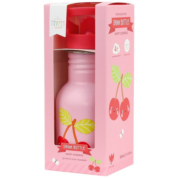 Gourde isotherme enfant compacte 350 ml Cerises