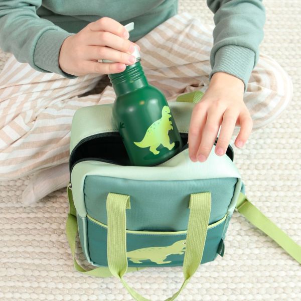 Gourde isotherme enfant compacte 350 ml Dinosaures