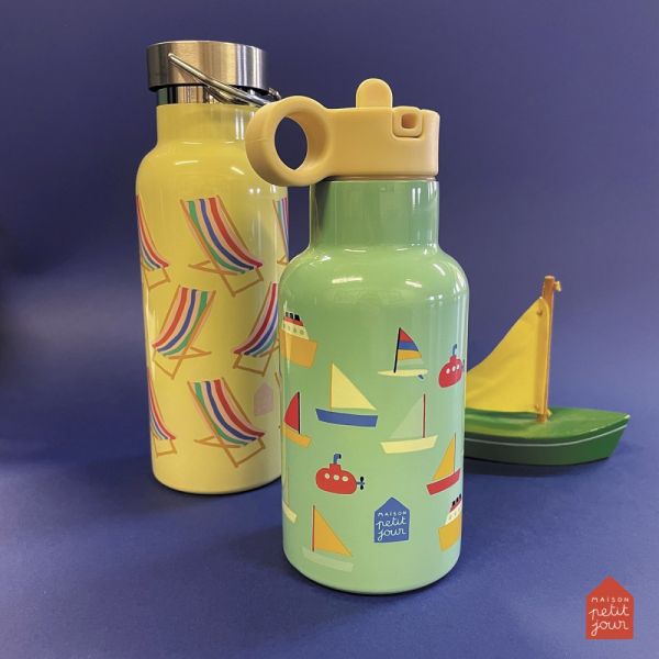 Gourde enfant  Isotherme Les Bateaux