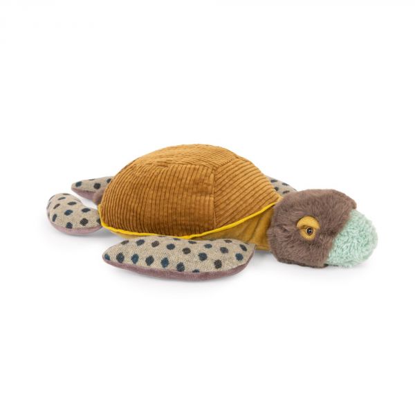 Petite peluche tortue Tout autour du monde