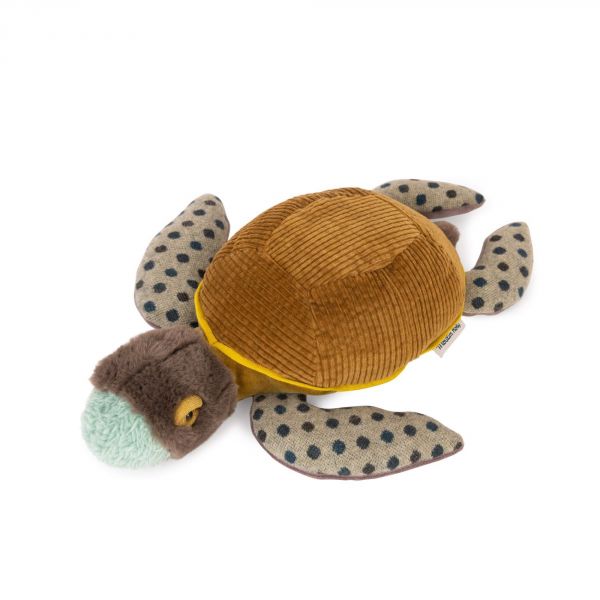 Petite peluche tortue Tout autour du monde