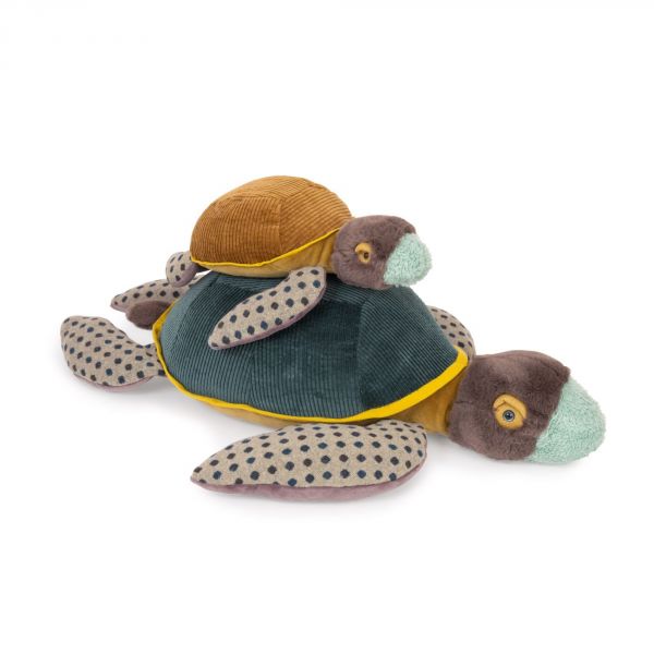 Petite peluche tortue Tout autour du monde