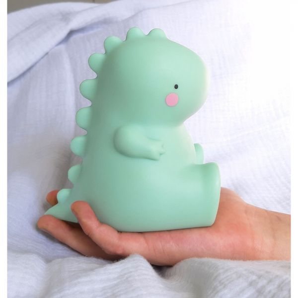 Petite veilleuse T-Rex vert