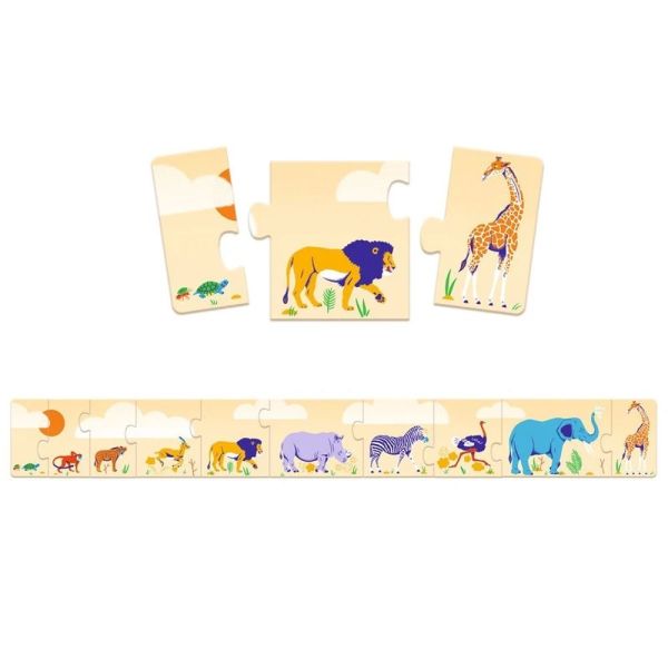 Puzzle frise pour enfant Petits et grands