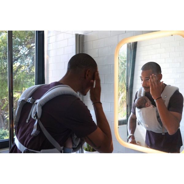 Porte bébé PhysioCarrier 2 Grey gaze de coton