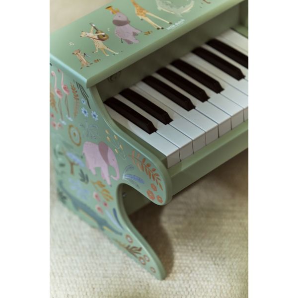 Piano en bois Vert - Safari Friends