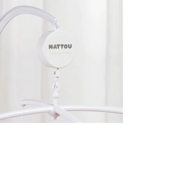 Boîtier musical pour mobile blanc mat