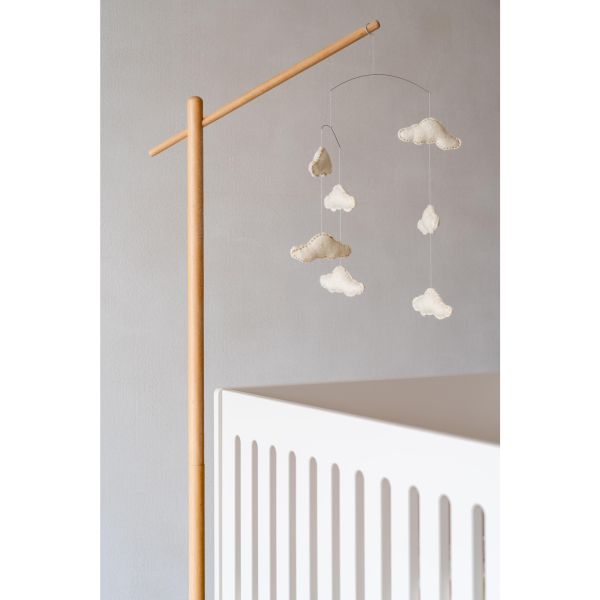 Pied pour mobile en bois