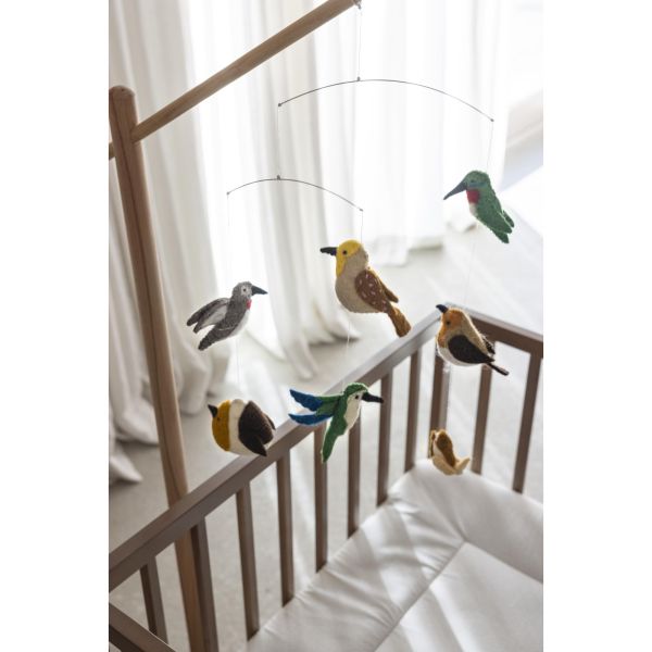 Pied pour mobile en bois