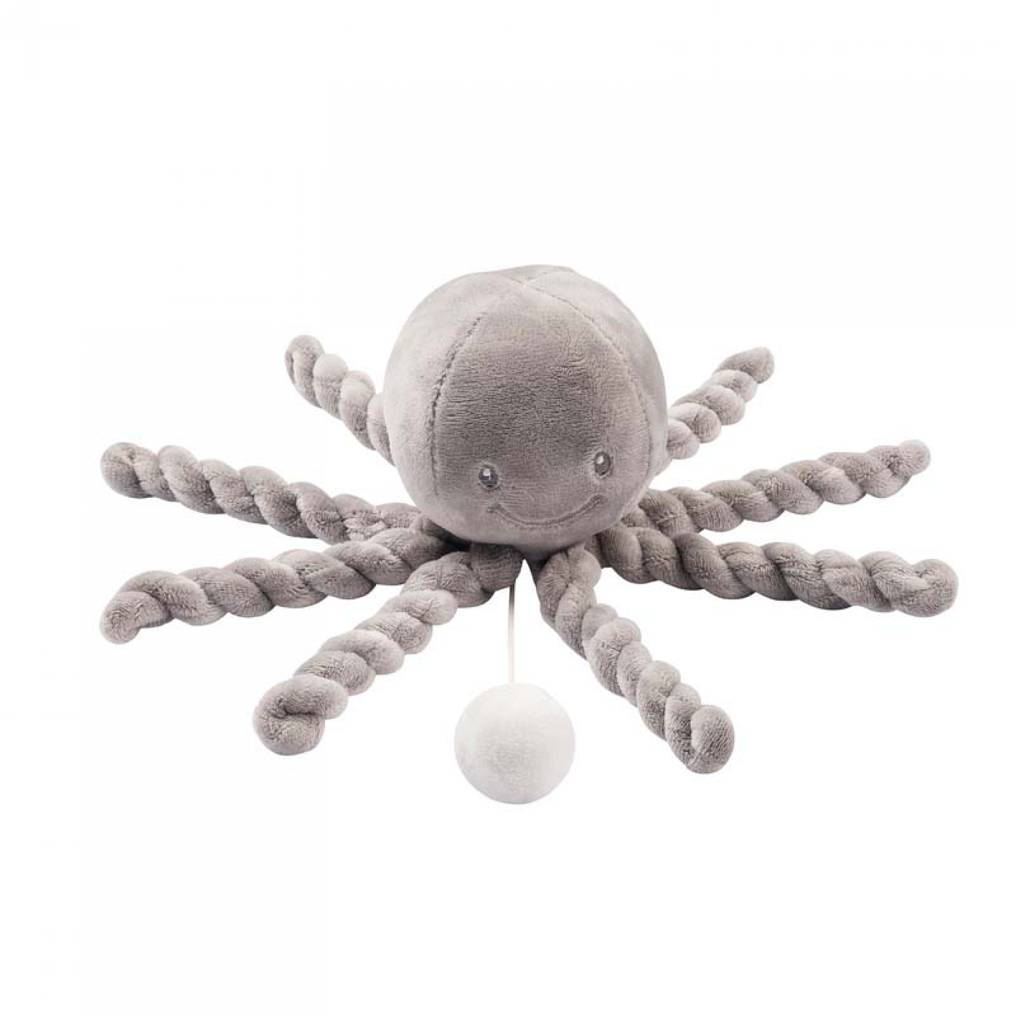 Nattou Peluche Pieuvre Musicale Gris Made In Bebe