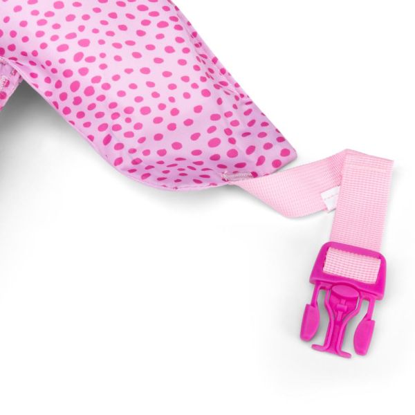 Gilet de natation avec brassards 2-6 ans - Pink dots