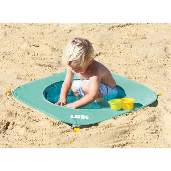Piscine de plage bleue Pop Up