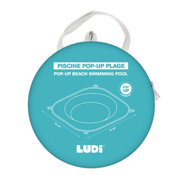 Piscine de plage bleue Pop Up