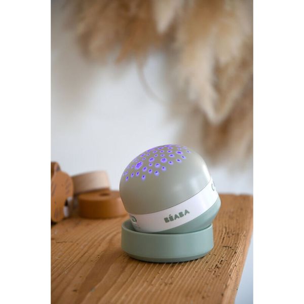 Veilleuse nomade bébé Pixie Projector Vert Sauge