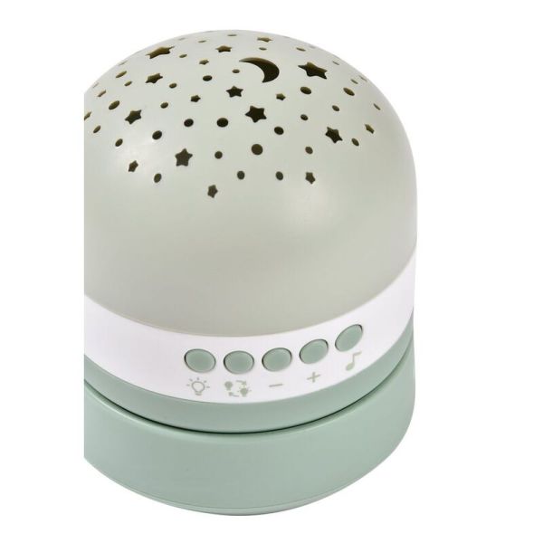 Veilleuse nomade bébé Pixie Projector Vert Sauge