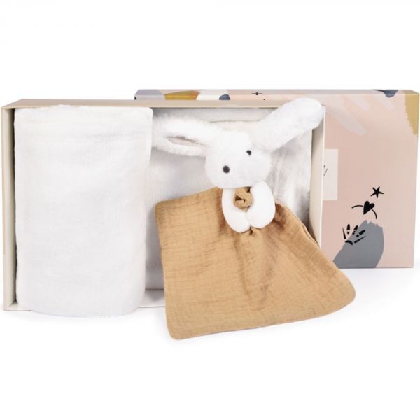 Coffret plaid et doudou Happy Wild