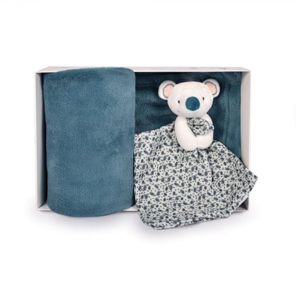 Coffret plaid et doudou Yoca le koala