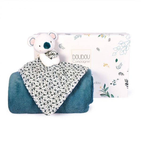 Coffret plaid et doudou Yoca le koala