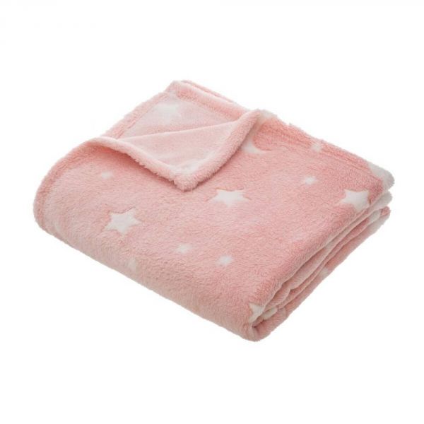 Plaid enfant rose