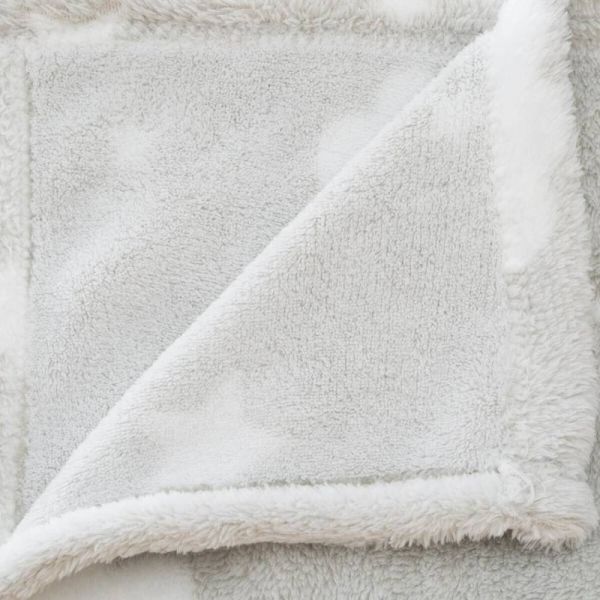 Plaid enfant gris souris