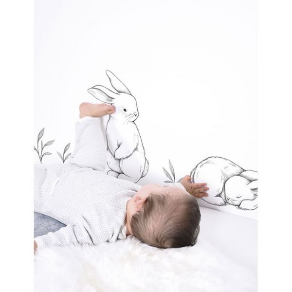 Planche de stickers 29.7 x 42 cm - Lapins
