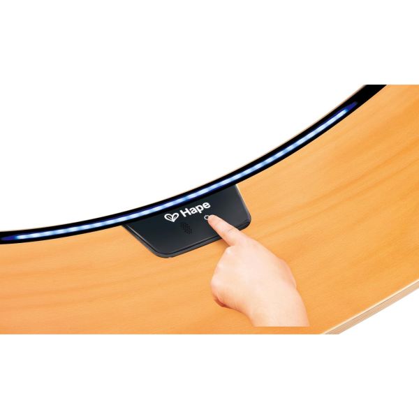 Planche d'équilibre interactive en bois