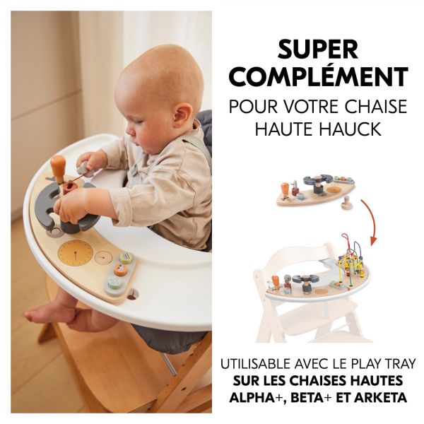 Jeux de plateau pour chaise haute en bois Play Cockpit