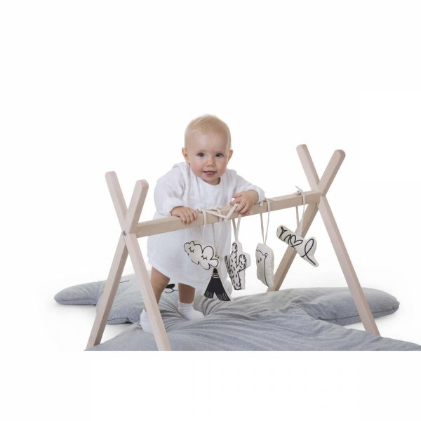 Arche de jeux Tipi Play gym naturel