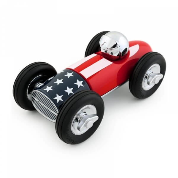 Voiture Bonnie Drapeau Américain 20 cm