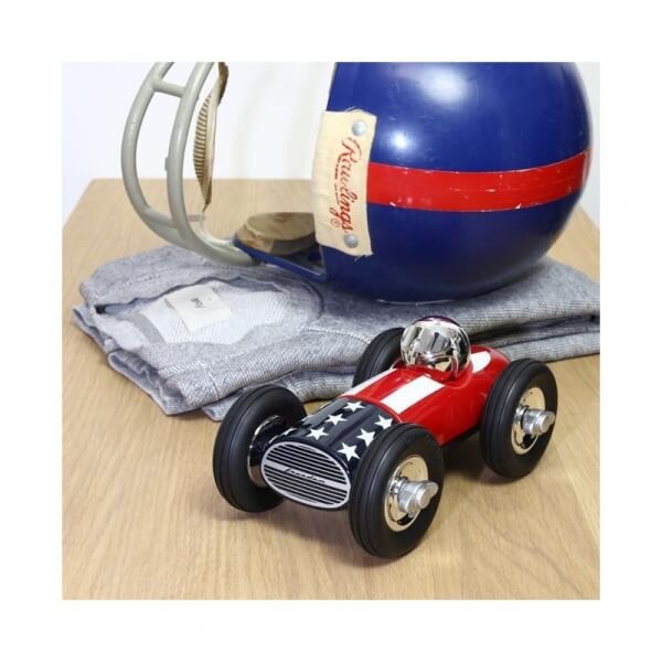 Voiture Bonnie Drapeau Américain 20 cm