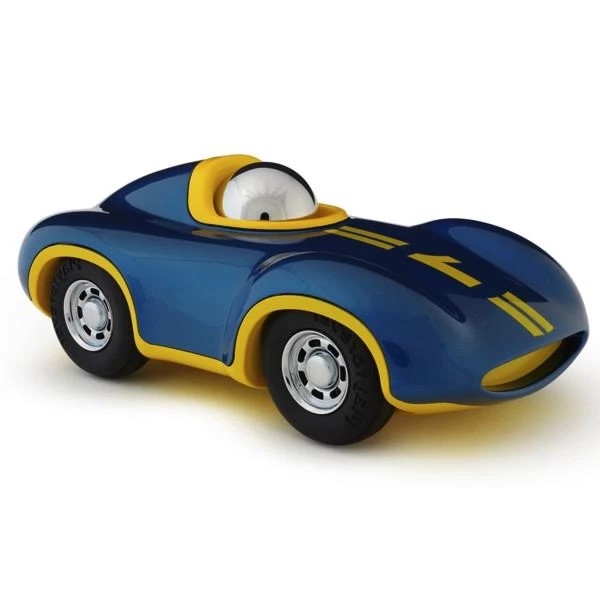 Voiture Speedy Le Mans Bleu Roi Jaune 16,5 cm