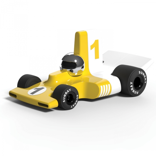 Voiture Verve Velocita Jacques Jaune 15 cm
