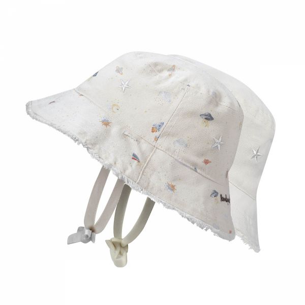 Bob anti-UV bébé réversible Playground Spaceland 0-6 mois