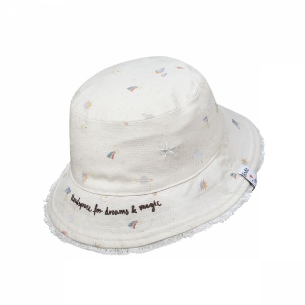 Bob anti-UV bébé réversible Playground Spaceland 0-6 mois